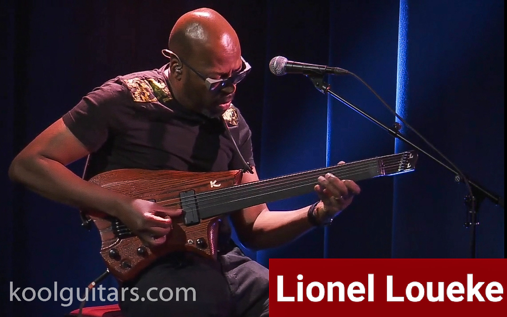Lionel Loueke play fretleesguitar by koolguitars