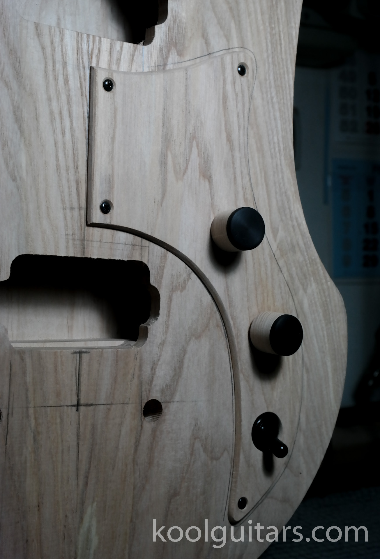 wood guitar knobs, manopole  chitarra in legno