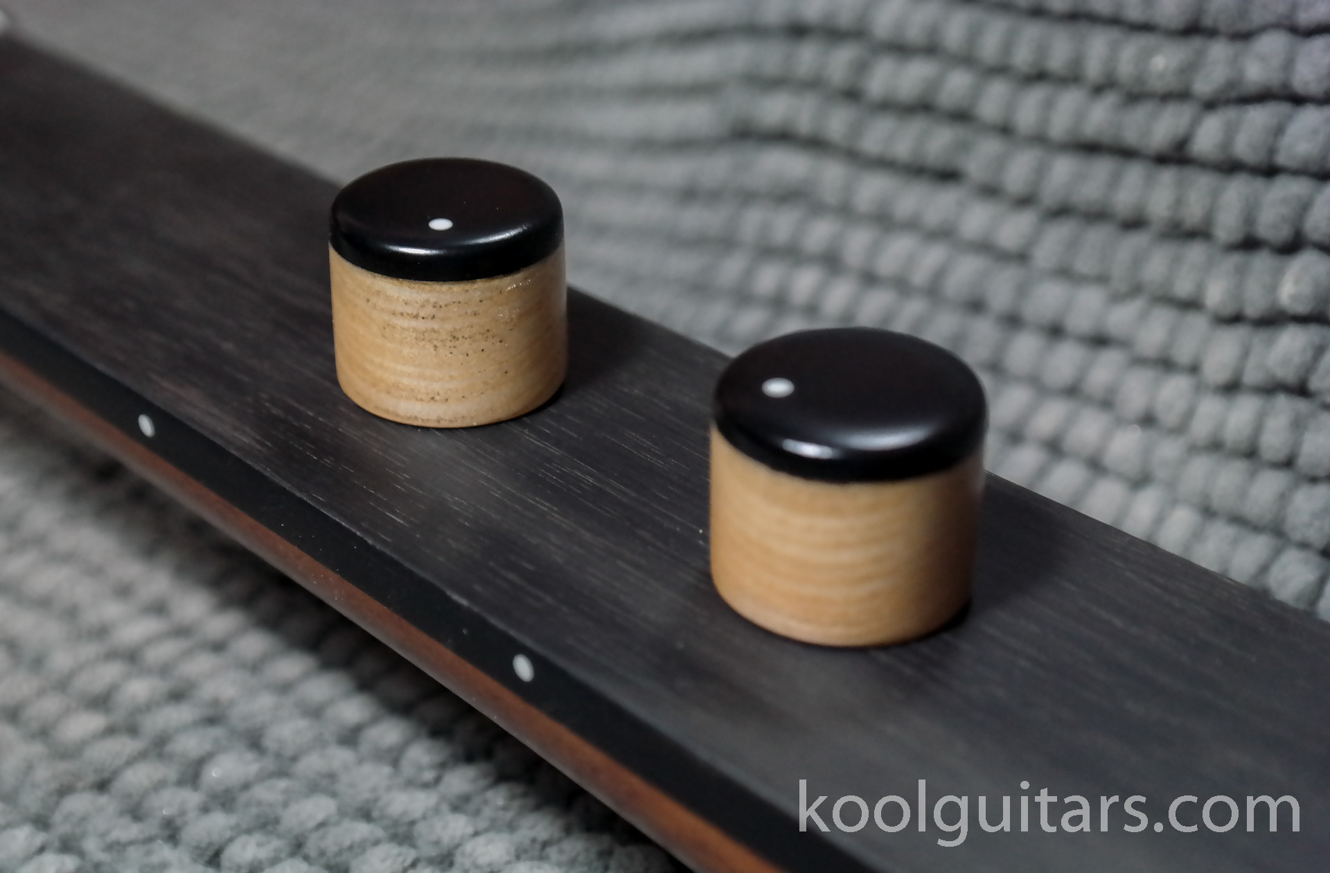 wood guitar knobs, manopole  chitarra in legno