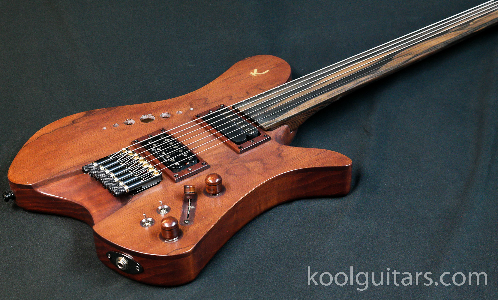 fretless custom guitar, fretlessguitar, prs scale, 7 strings guitar, hollowbody guitars, koolguitars