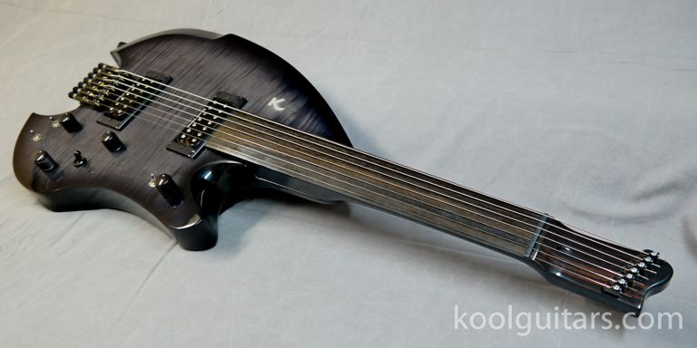 oud elettrico 6 corde handmade by kool guitars,  chitarre elettriche di liuteria, electric oud 6 strings