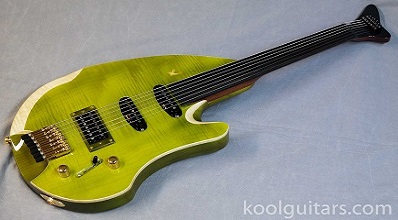 Steel 7 string oud by KOOL Guitars.com